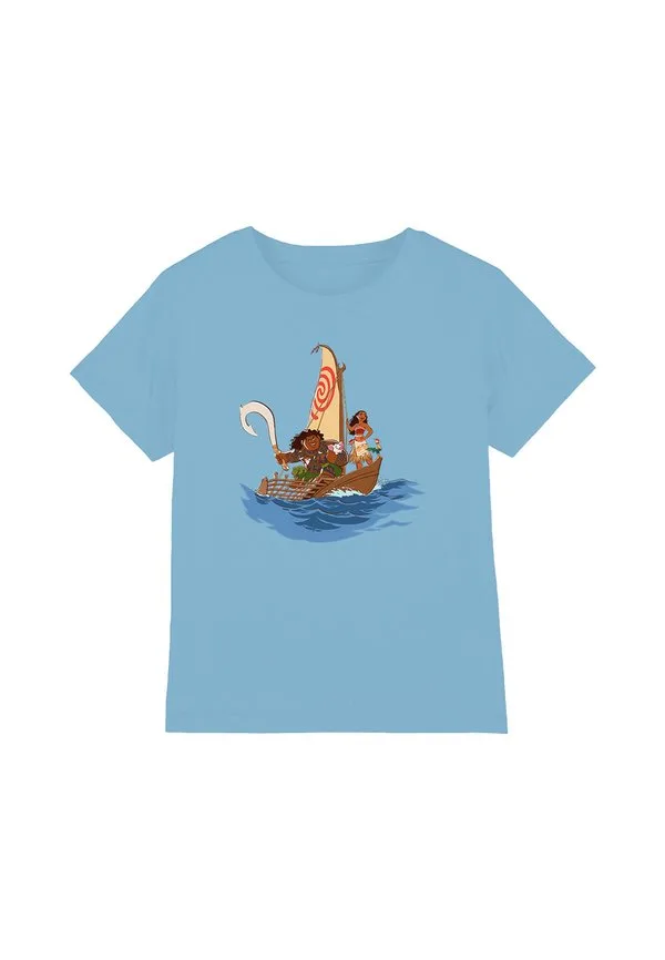 Футболка с принтом "моана на мауи" Disney, Light Blue