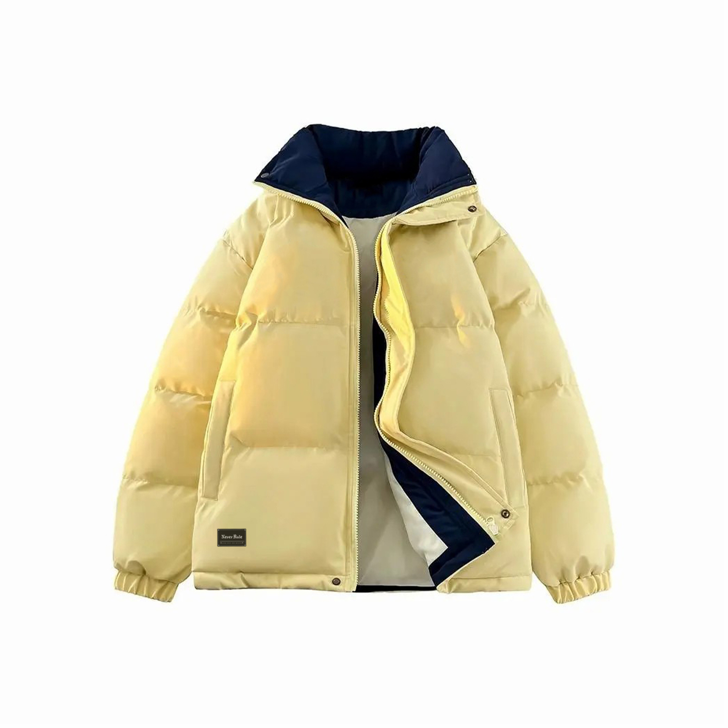 

Пуховик Unisex NEVER RULE, светло-желтый