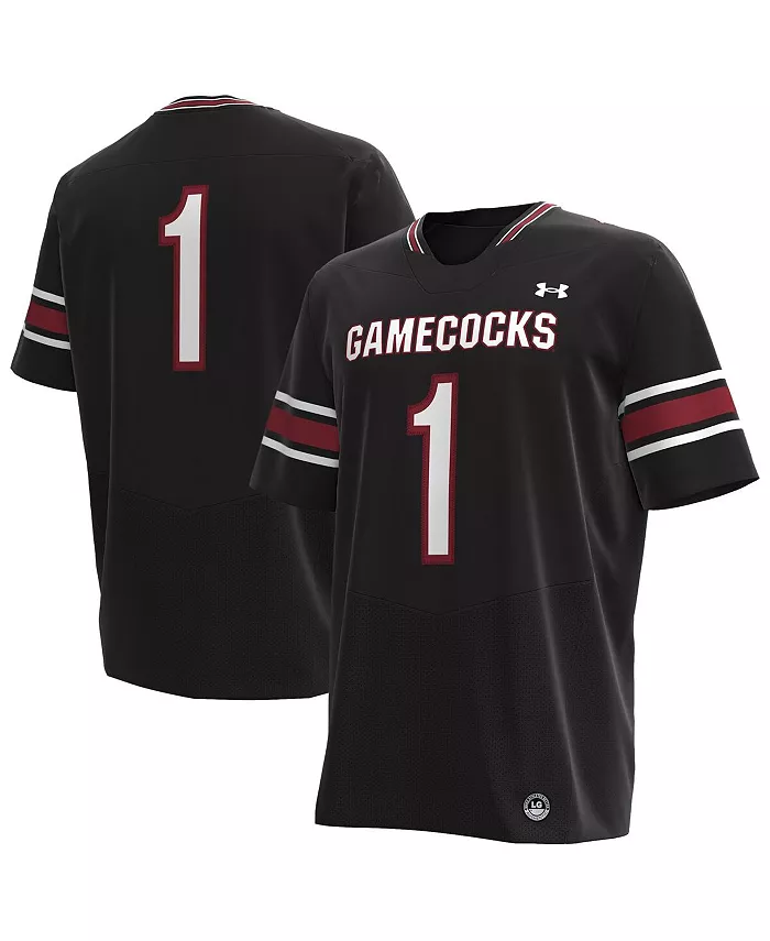 

Мужская черная футбольная майка South Carolina Gamecocks Premier Under Armour
