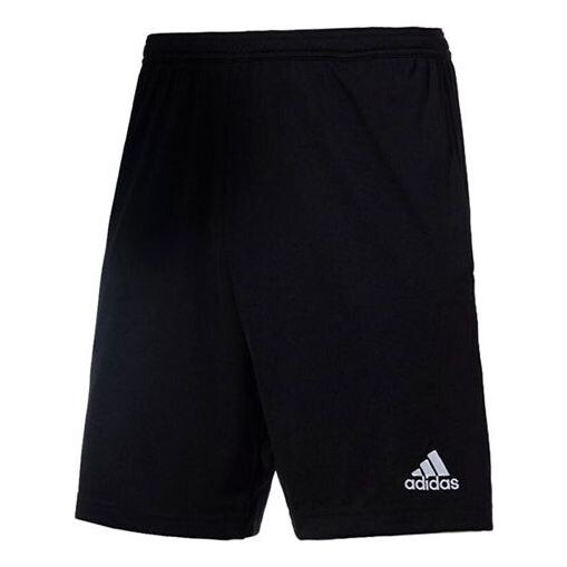 

Шорты men's ent22 tr sho solid color logo small label soccer/football sports woven shorts black Adidas, мультиколор