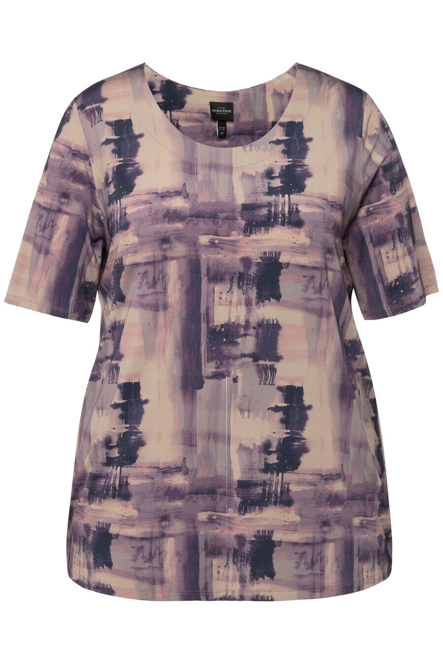

Футболка Ulla Popken, цвет Aubergine/Dark purple