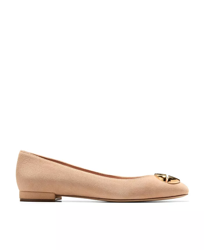 Женские балетки Skylar Cole Haan, коричневый/бежевый — фото 2