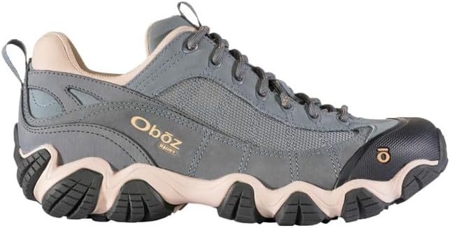 Мужские походные ботинки Oboz Firebrand II Low B-DRY, Earth, размер 14, 9 Slate — фото 3