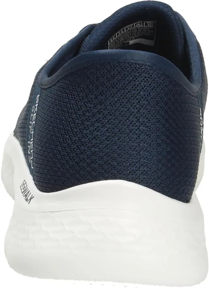 Мужские кроссовки Skechers Go Walk Flex Netro Hands Free без шнурков, темно-синий — фото 3