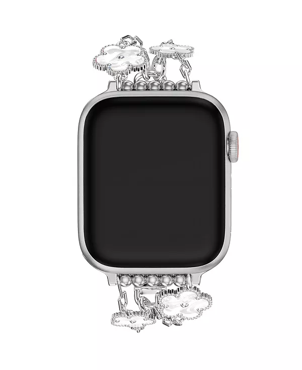 

Браслет Flora из нержавеющей стали для Apple Watch Posh Tech, silver