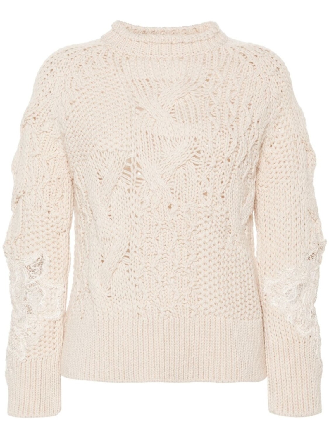 

Ermanno Scervino свитер фактурной вязки, нейтральный цвет