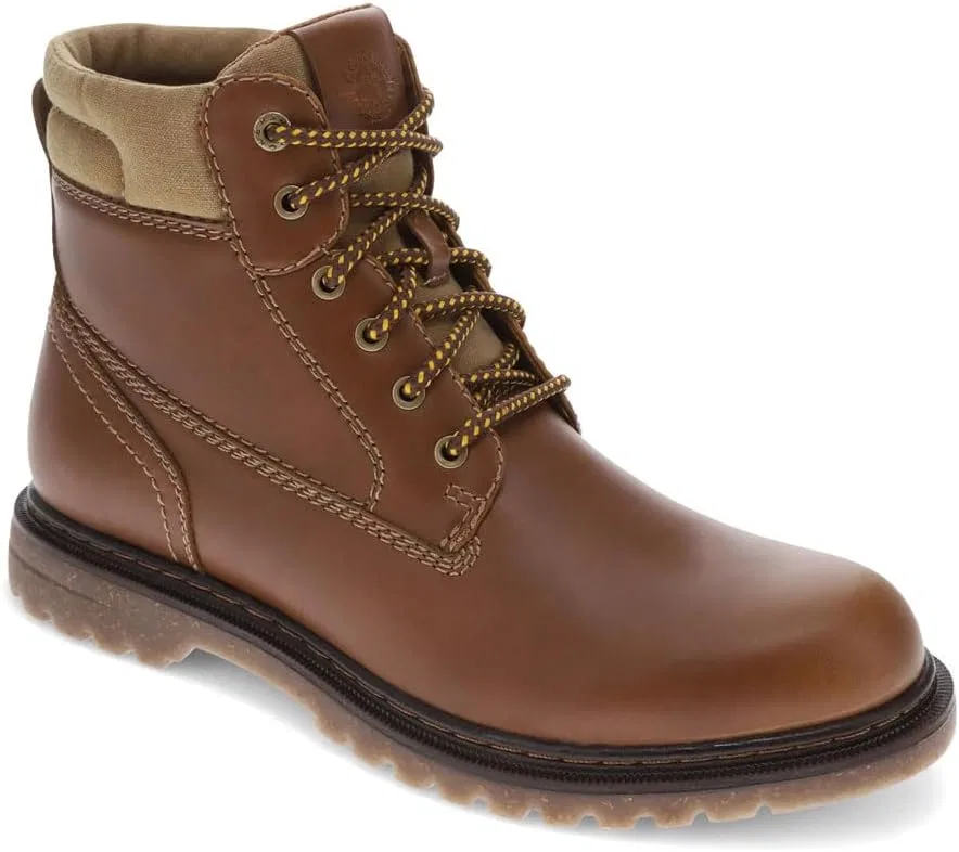Мужские ботинки Dockers Richmond на шнуровке с 6 люверсами, Dark Tan