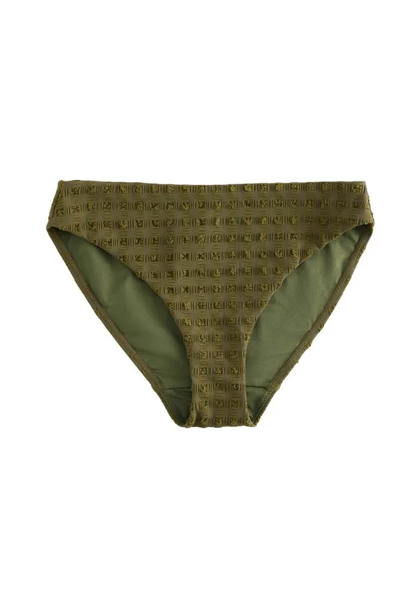 

Трусики от бикини с высокой посадкой Next, Olive Green Seersucker, Зеленый, Трусики от бикини с высокой посадкой Next, Olive Green Seersucker