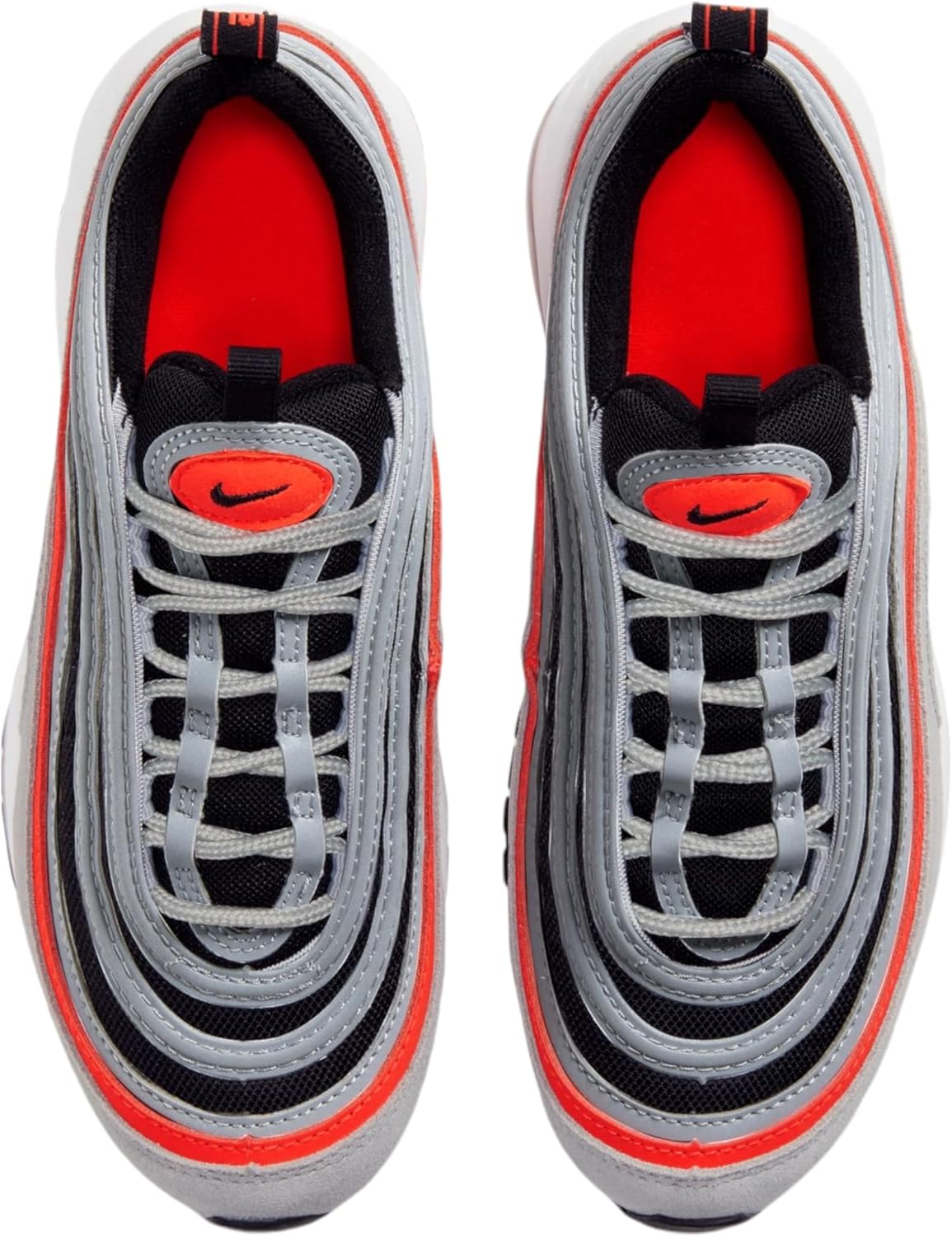 Мужские кроссовки для бега Nike Air Max 97 (GS) Competition, черный/красный/серый — фото 2