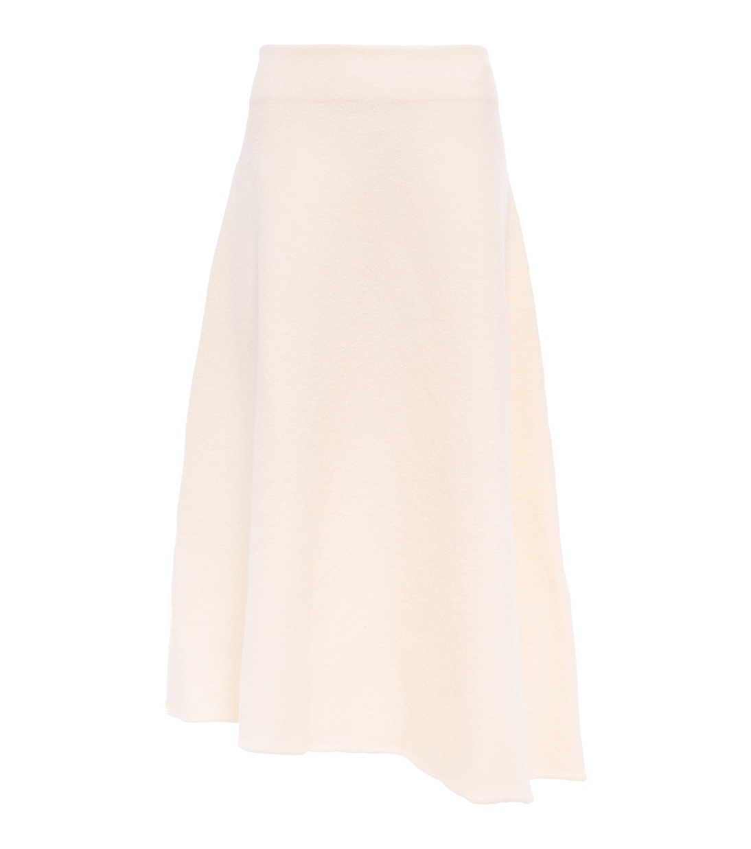 

Юбка миди из натуральной шерсти с высокой талией Jil Sander, экрю