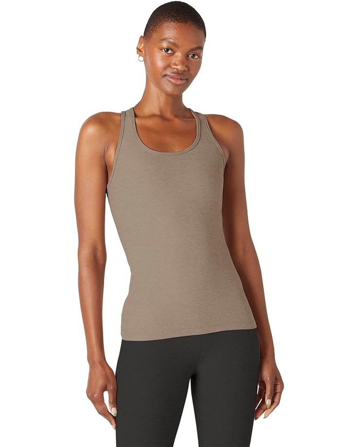 

Майка Beyond Yoga Spacedye Step Up Racerback Tank, цвет Birch Heather