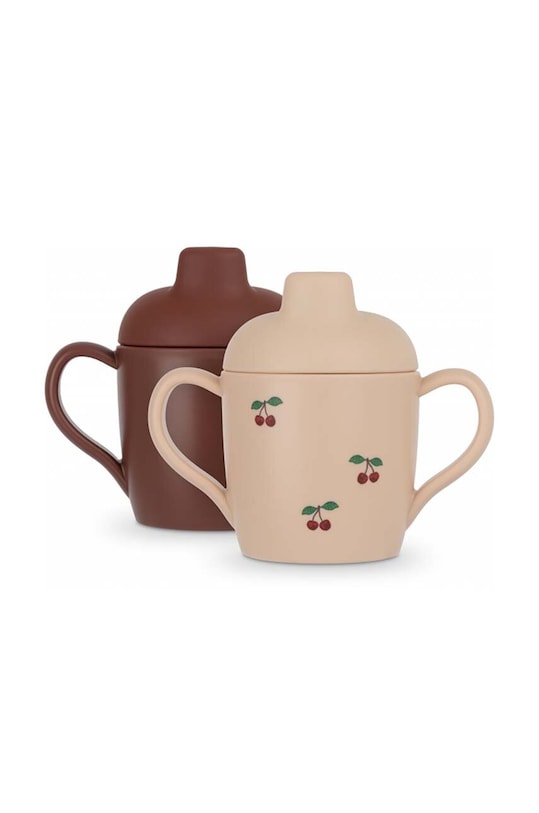

Детская кружка 2 шт. SIPPY CUP Konges Sløjd, бордовый