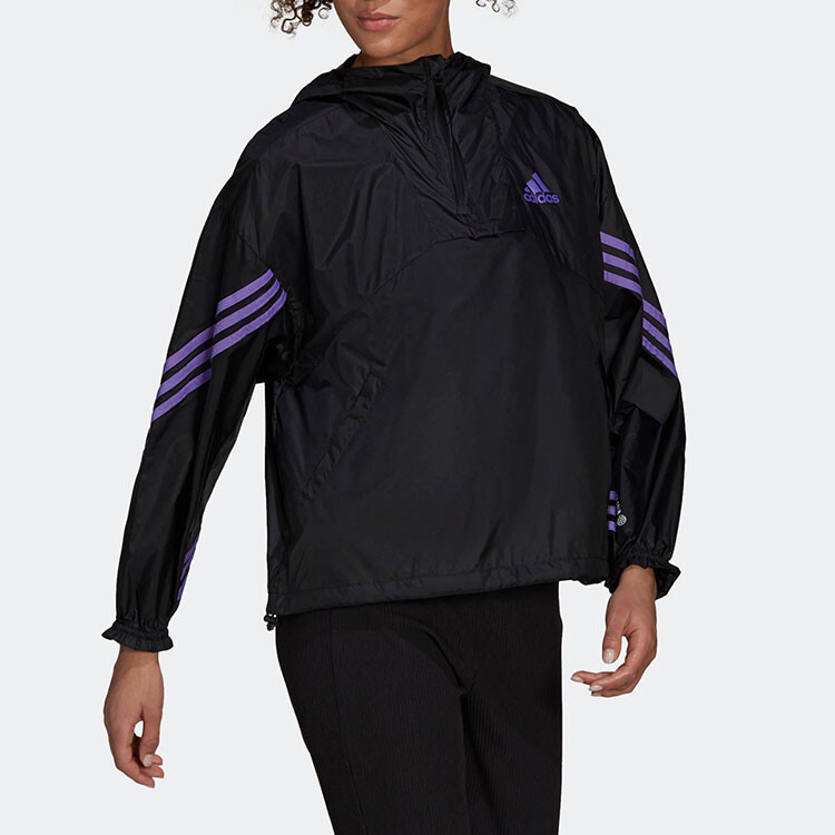Женская анорак Back To Sport WIND.RDY Куртка черная Adidas — фото 2