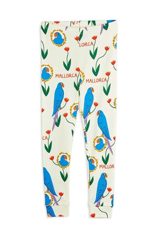 

Детские хлопковые леггинсы Parrots Mini Rodini, бежевый