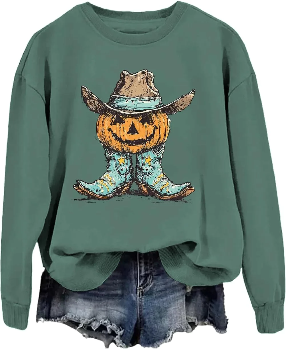 

Толстовка с принтом "Western Pumpkin Boots"