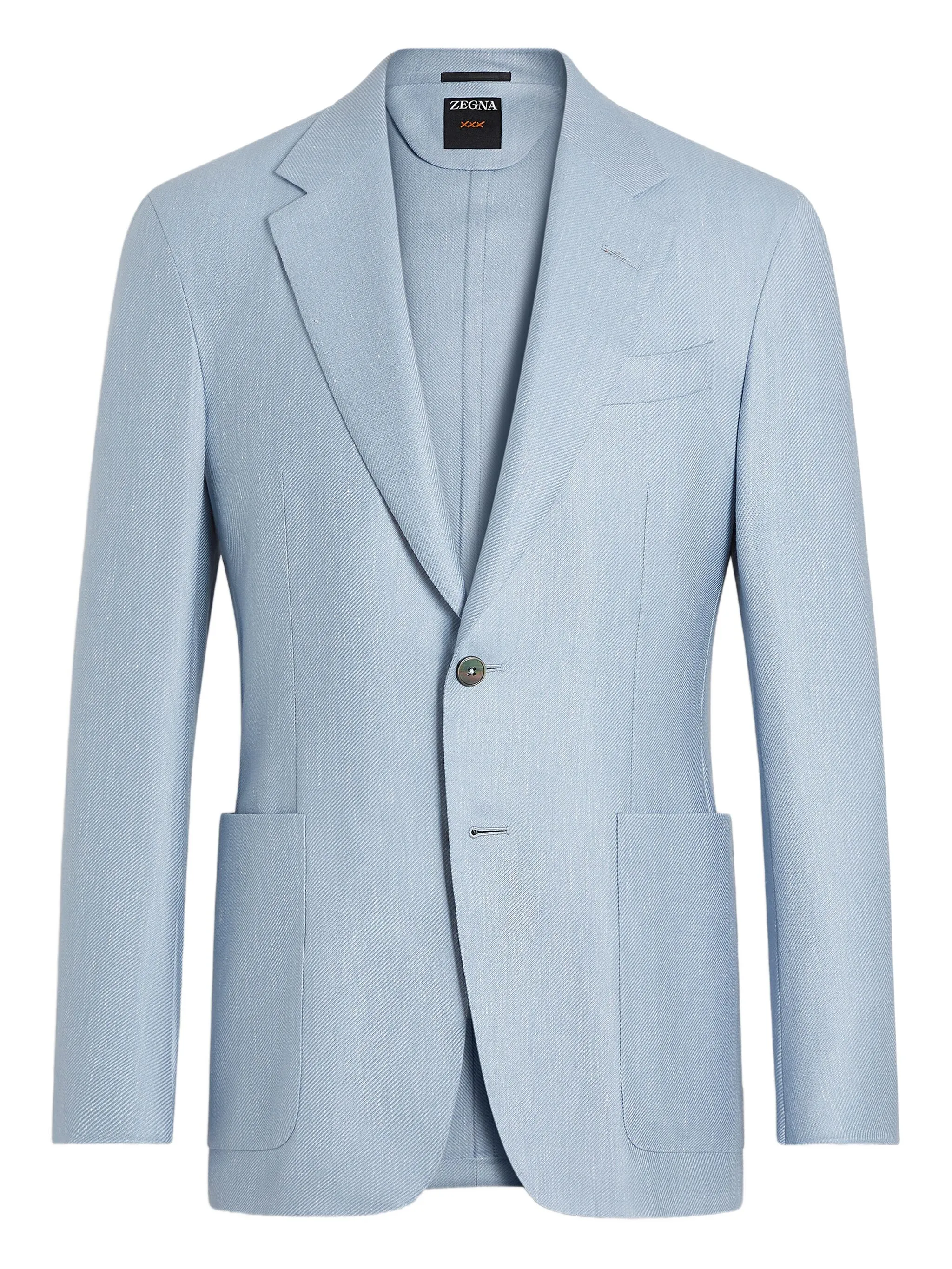 

Однобортный пиджак Zegna, синий