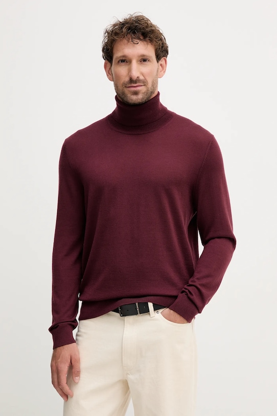 

Кашемировый свитер BECKHAM X Boss, бордовый