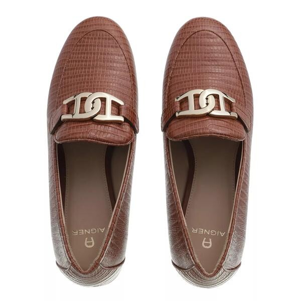 Лоферы fiona 2g loafers Aigner, коричневый — фото 3