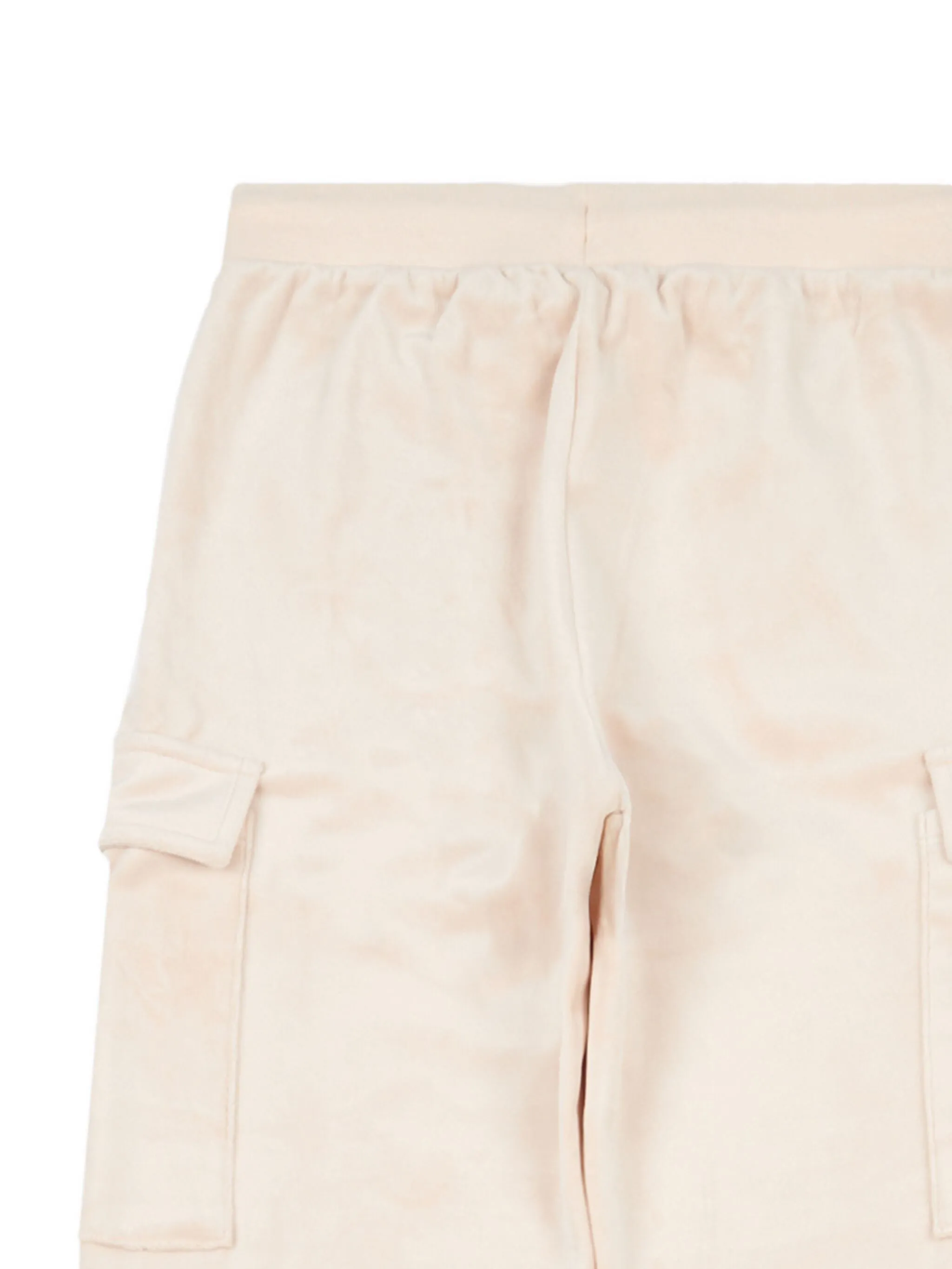 Брюки карго с логотипом Juicy Couture Kids, бежевый — фото 4