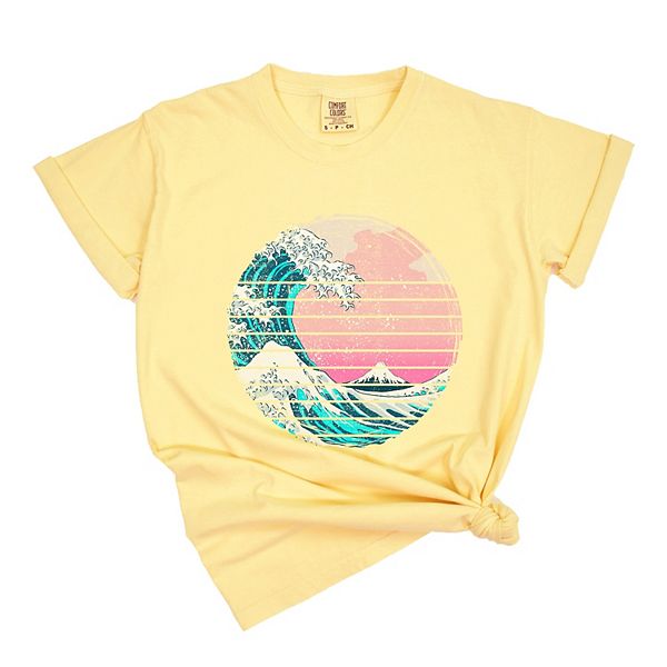 

Футболка Waves в винтажном стиле с окраской готового изделия Simply Sage Market, Butter