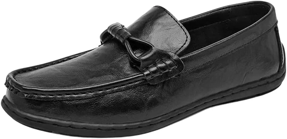 Лоферы кожаные ретро кеды повседневные, Black