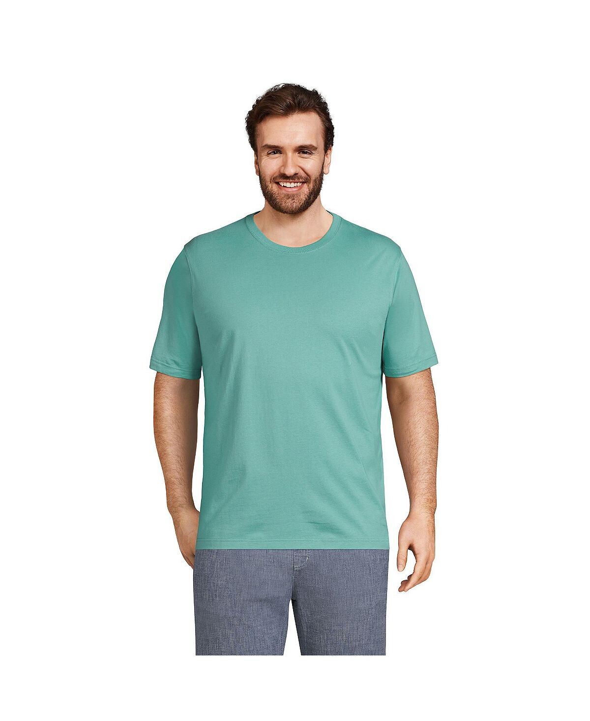 

Мужская футболка Big & Tall Super-T с коротким рукавом Lands' End