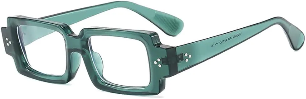 

Солнцезащитные очки UV400 с заклепками, прозрачный градиентный дизайн, панк, для женщин и мужчин, для бега и занятий спортом на открытом воздухе UYPTK, Green White