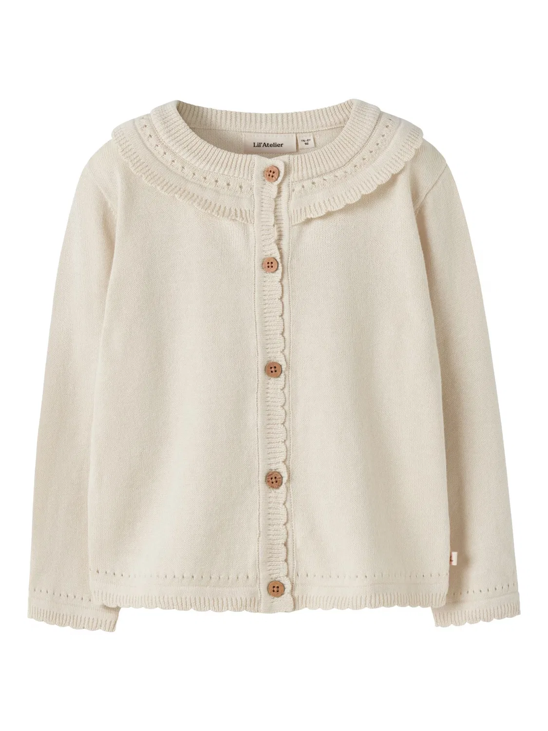 Вязаный кардиган Lil'Atelier, Cream