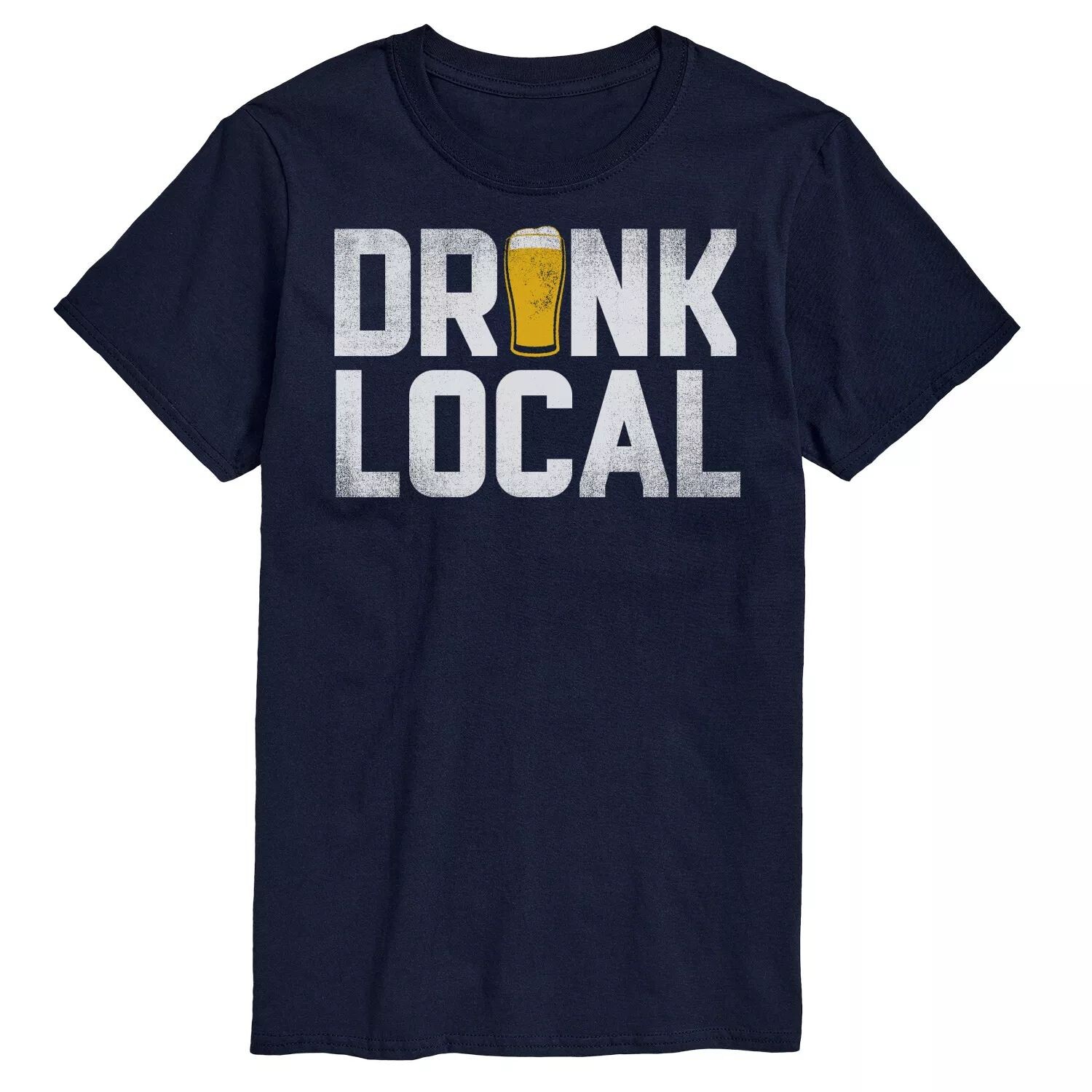 

Большая и высокая картина с рисунком «Drink Local» Licensed Character, синий