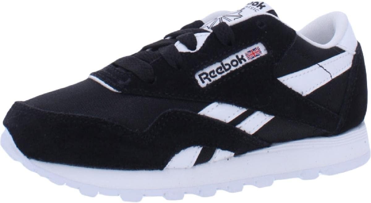 Мужские классические кроссовки Reebok из нейлона, белый/черный — фото 2