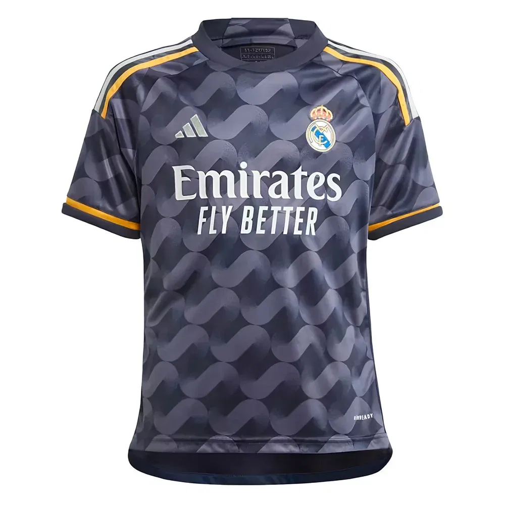 Детская футболка Real Madrid Sergio Ramos 4 (выездная) 2023/24, темно-синий — фото 3