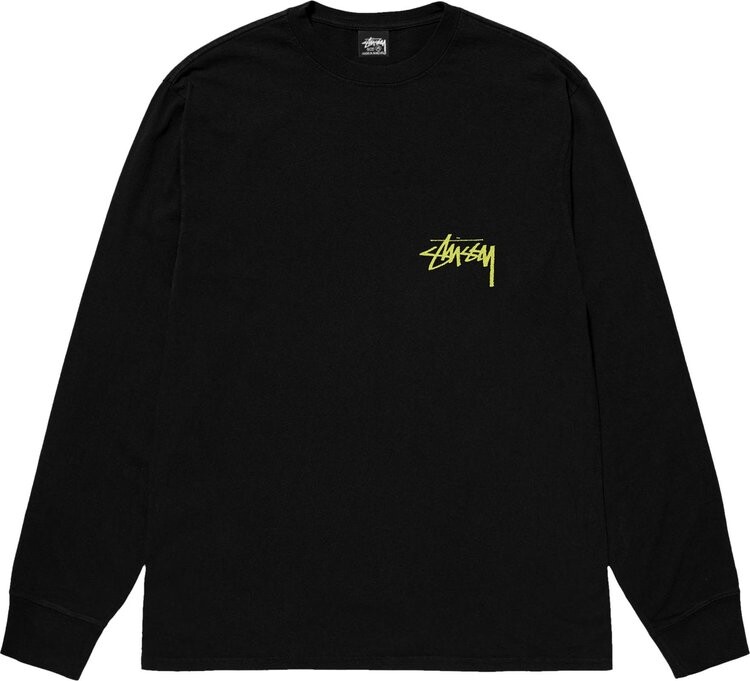 

Лонгслив Stussy Beat Crazy 'Black', черный