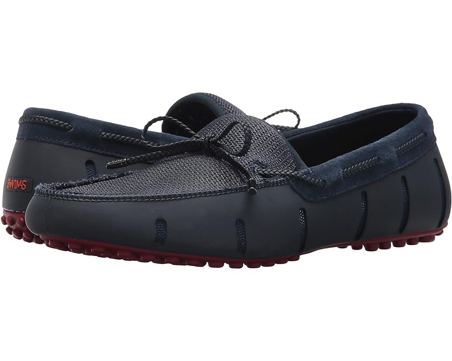 

Лоферы SWIMS Braided Lace Loafer Driver, цвет Navy/Deep Red