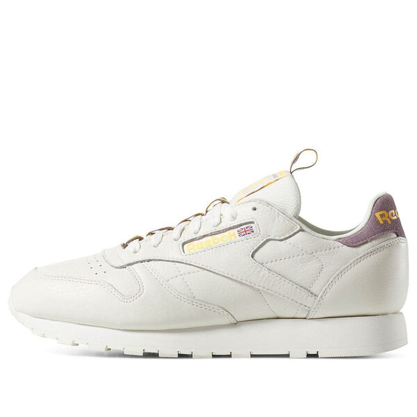 

Кроссовки classic leather vintage 'chalk orchid' Reebok, белый