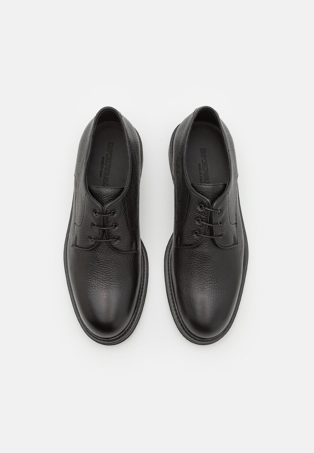 На шнуровке Laced Shoe Emporio Armani, черный — фото 4