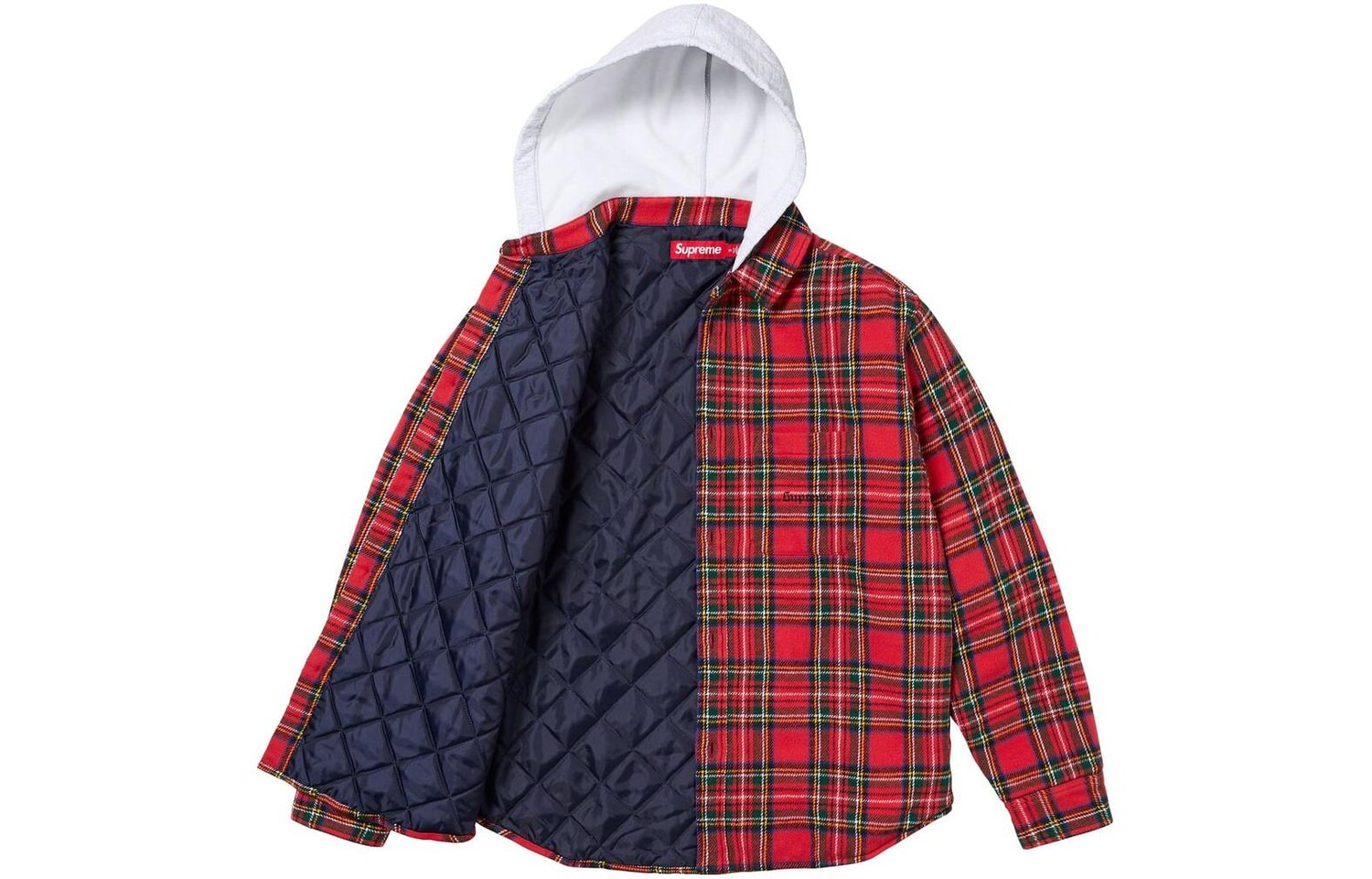 Куртка Supreme Tartan, синий — фото 4