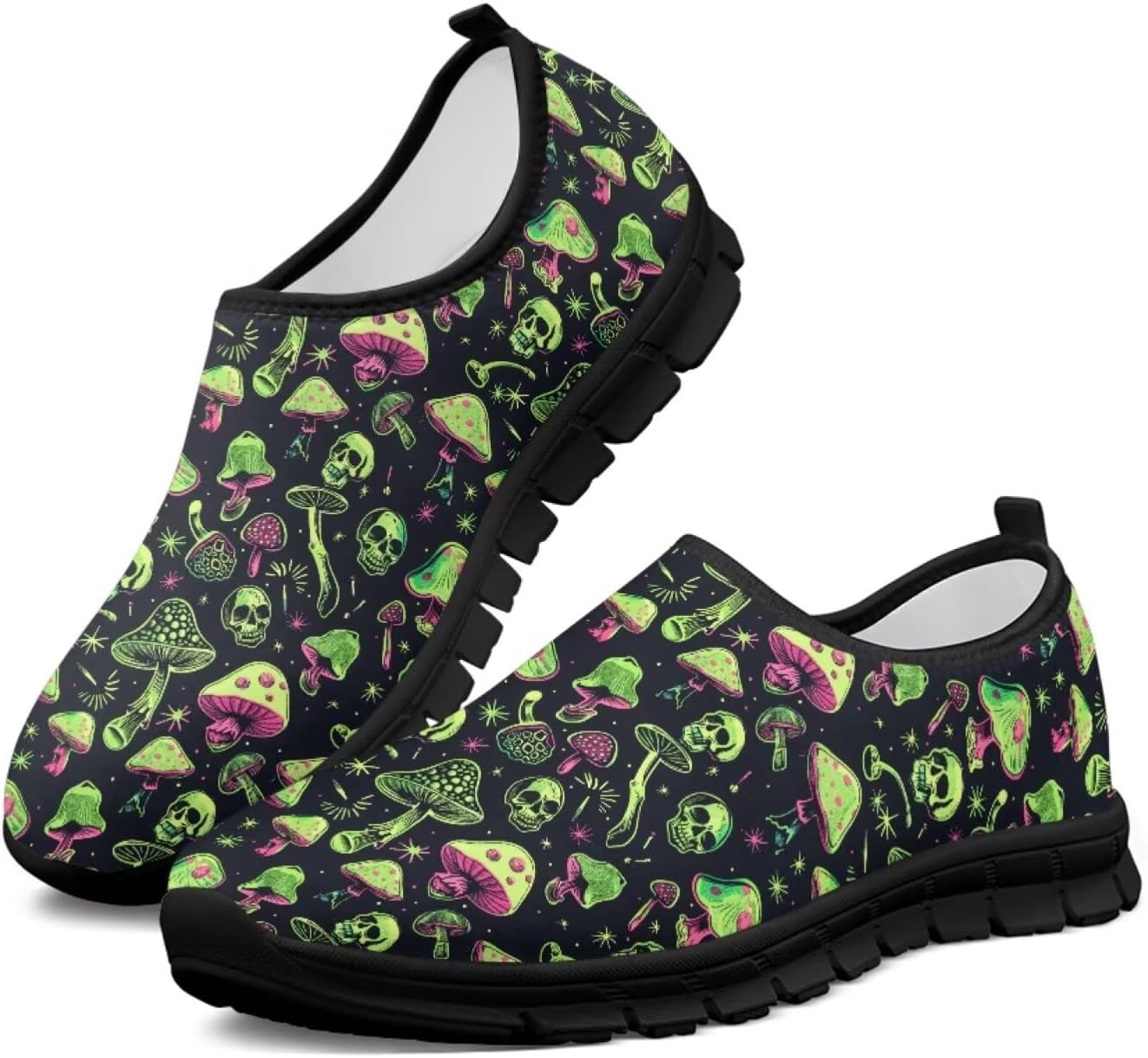 

Мужские слипоны Howilath, дышащие кроссовки с черной подошвой, для треккинга, легкая спортивная обувь для шопинга и походов