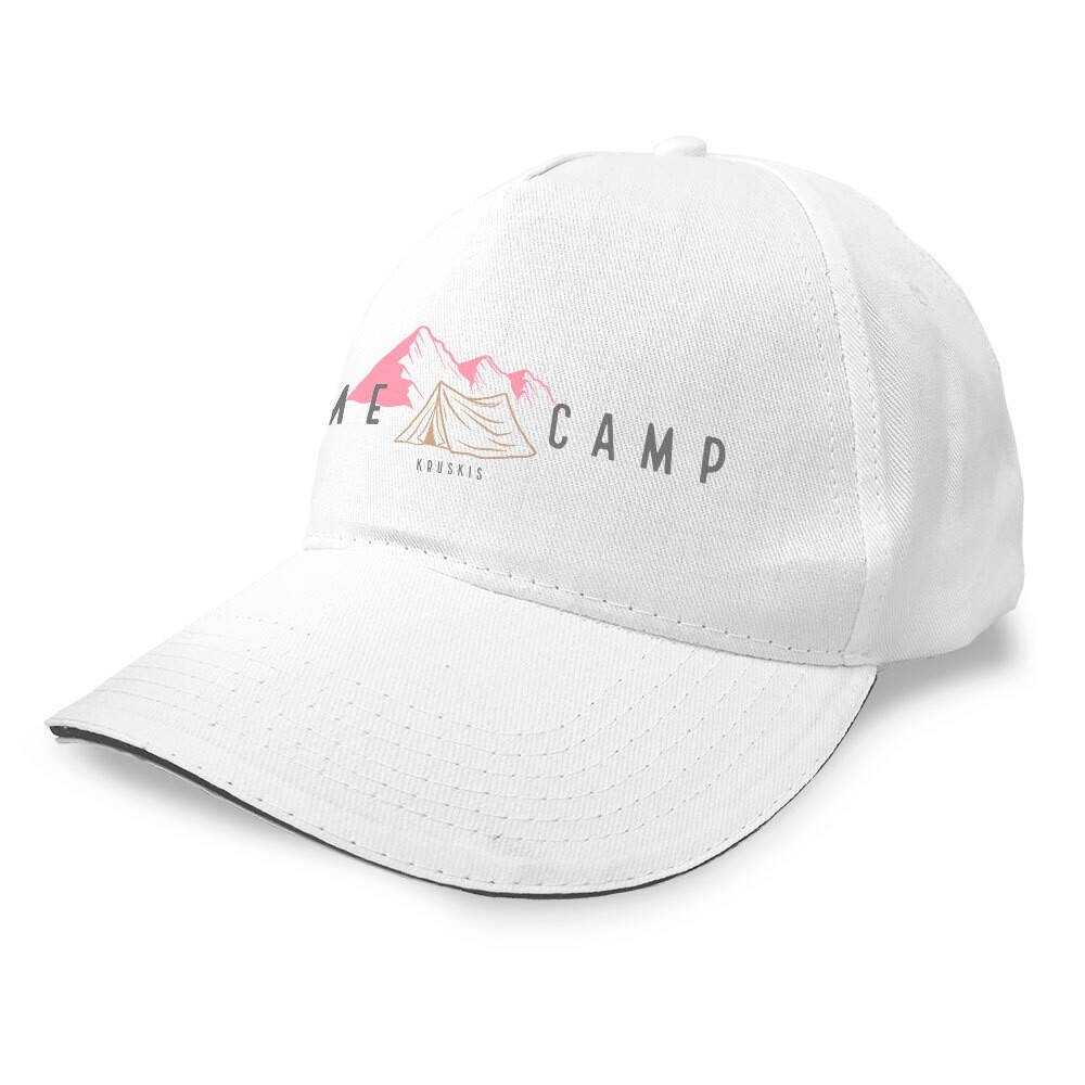 

Бейсболка Kruskis Come And Camp, белый