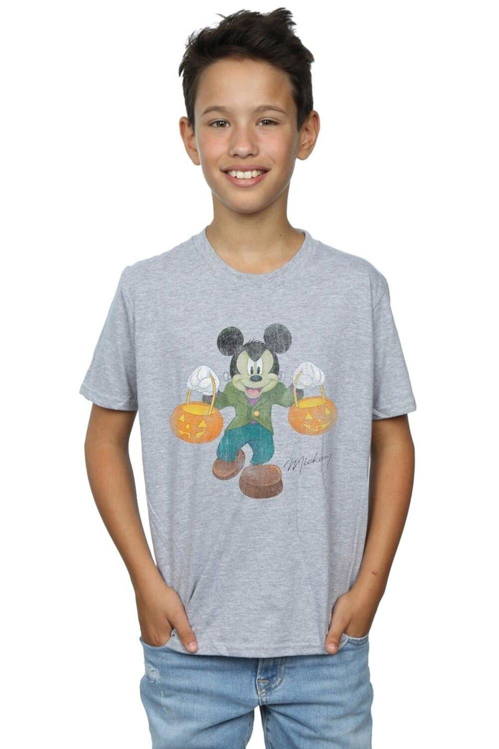 

Футболка Франкенштейна с Микки Маусом Disney, серый
