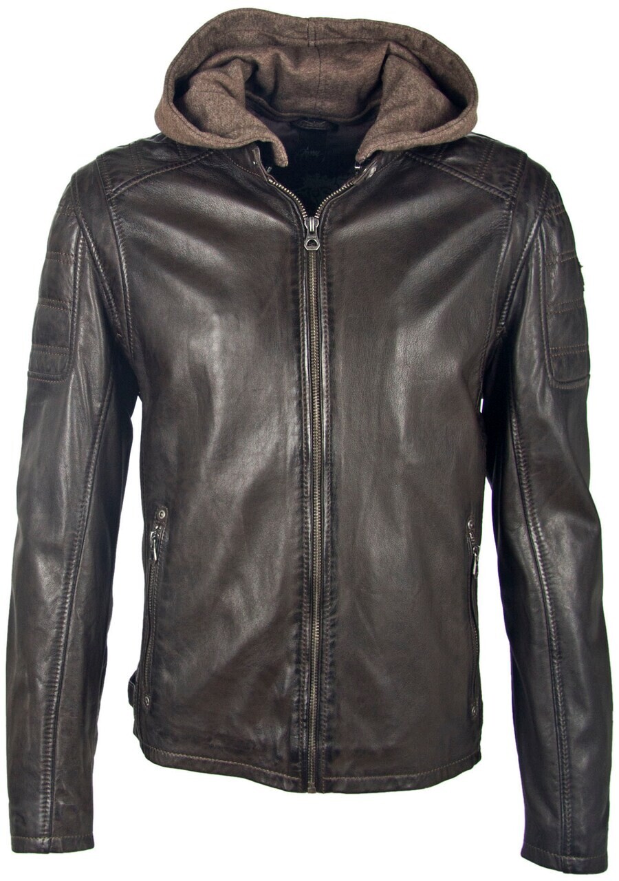 

Кожаная куртка Gipsy by Mauritius Between-Season Jacket, темно-коричневый