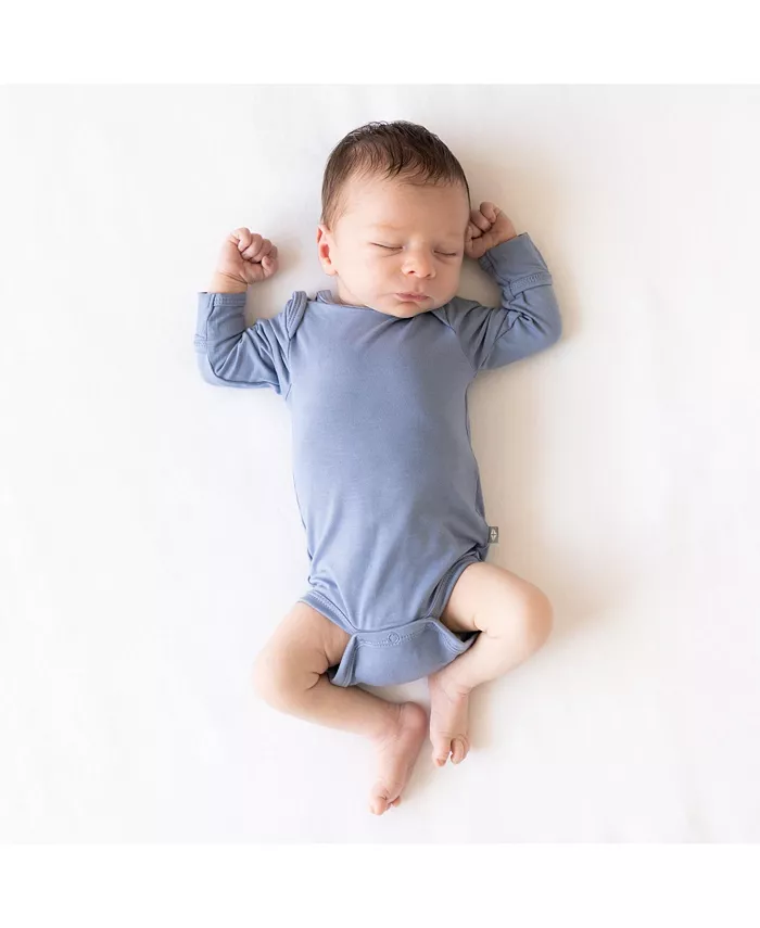 Комплект из 2 боди с длинными рукавами для мальчиков Kyte BABY, синий — фото 4