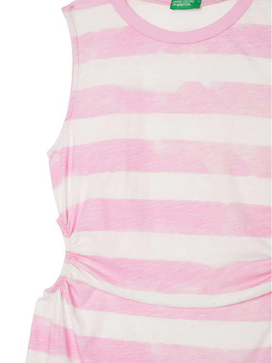 Летнее платье стандартный крой 3SL3CV013 United Colors Of Benetton, розовый — фото 3