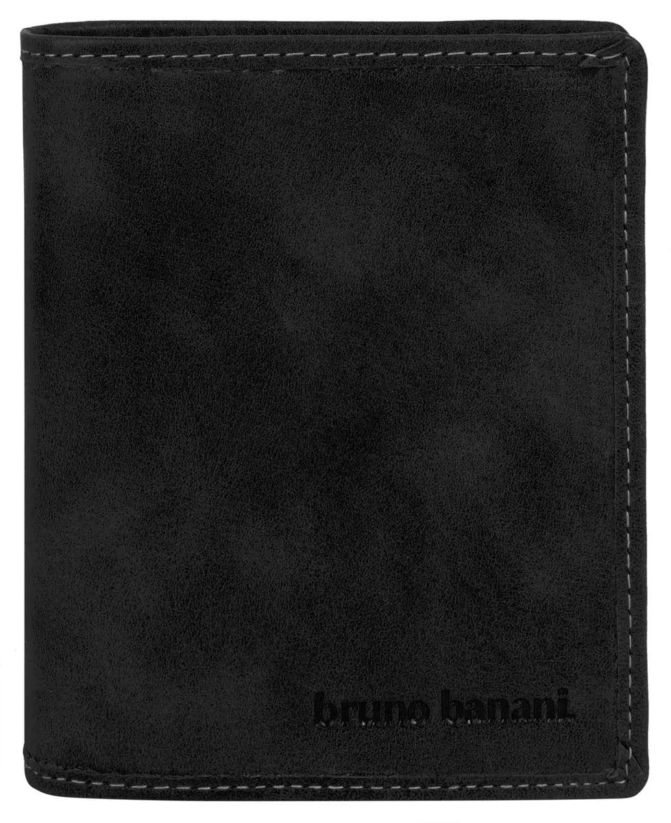 

Кошелек Bruno Banani, натуральная кожа, черный