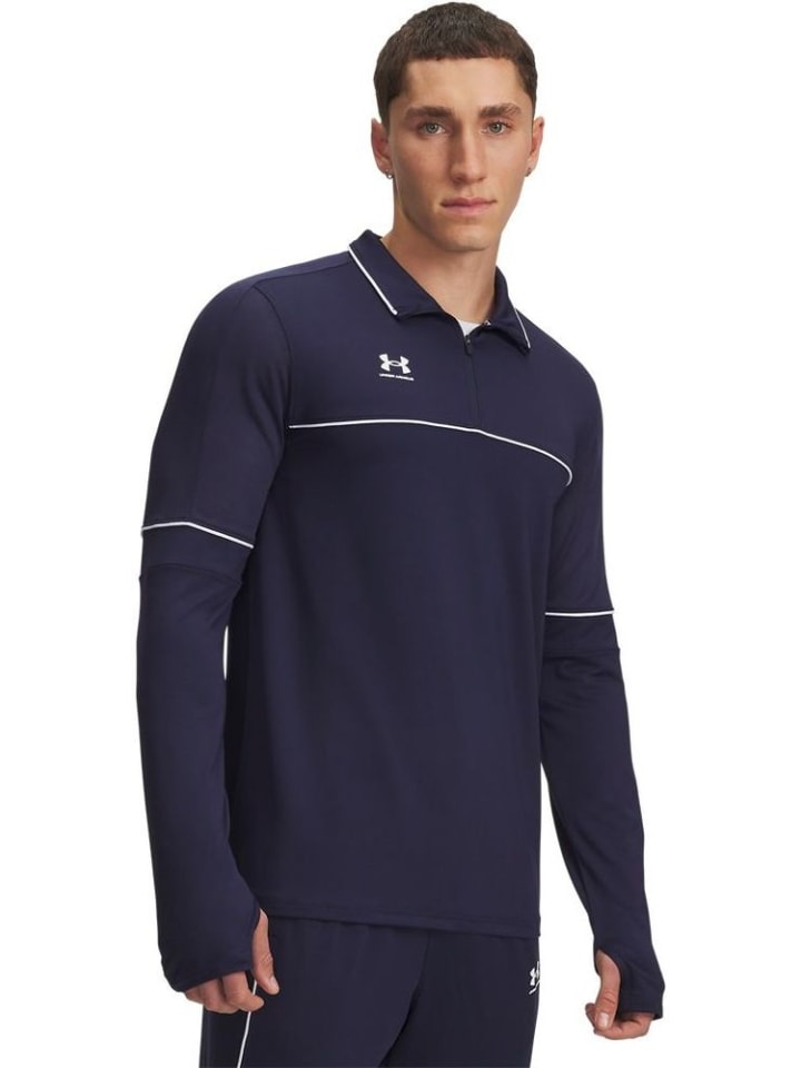 

Under Armour Футболка с длинными рукавами «Challenger Training Qz» синего цвета