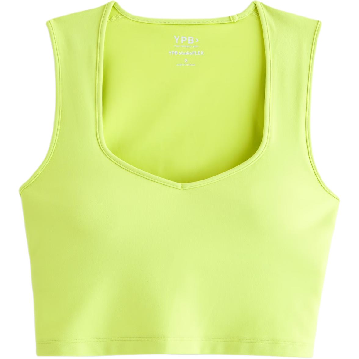 

Спортивный жилет женский Abercrombie＆Fitch, желто-зеленый