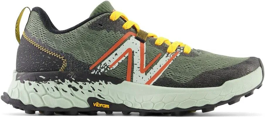 Мужские кроссовки New Balance Fresh Foam X Hierro V7, темно-оливковый/черный — фото 4