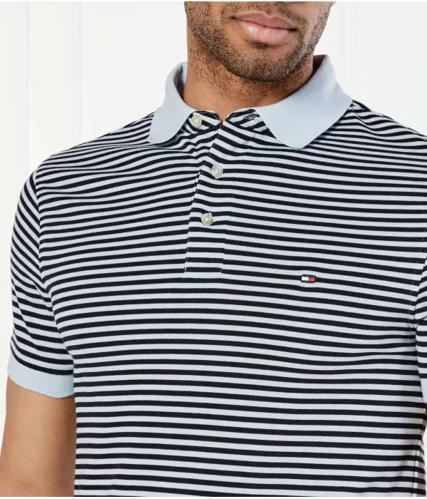 Поло 1985 slim fit Tommy Hilfiger, небесно-голубой — фото 4