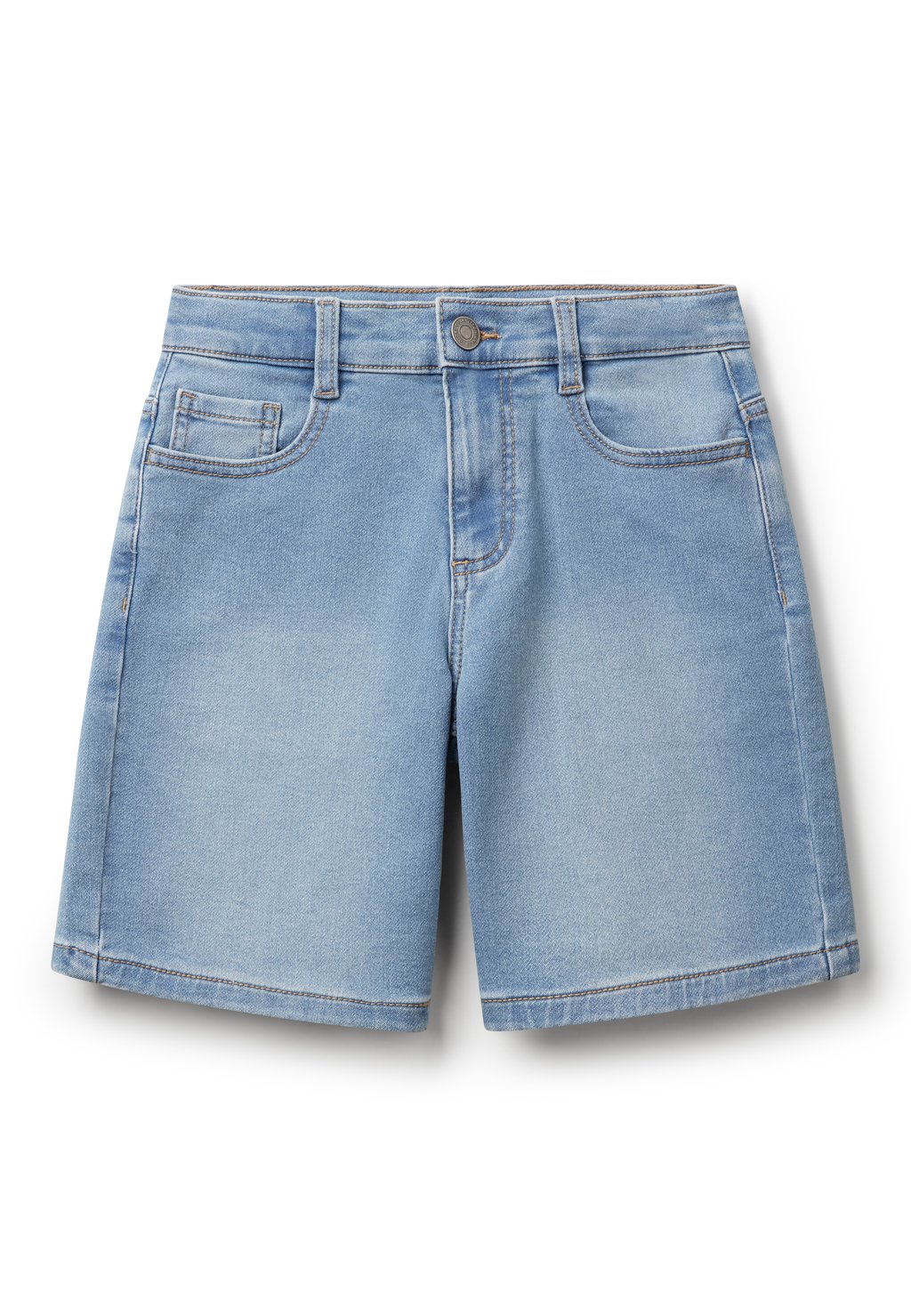 

Джинсовые шорты STRAIGHT 5-POCKET IN STRETCH United Colors of Benetton, синий