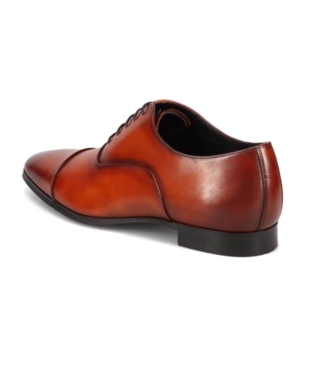 Реабилитационные туфли Madras, туфли Inner Wing Straight Tip Dress Shoes. Madras, brown — фото 3