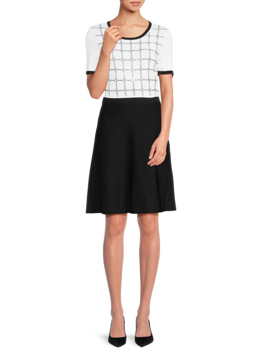 

Платье с декорированным лифом Karl Lagerfeld Paris, цвет Soft White Black